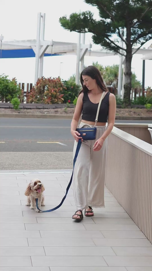 The Dog Mum Bag + Doga Mat Set - Midnight Blue